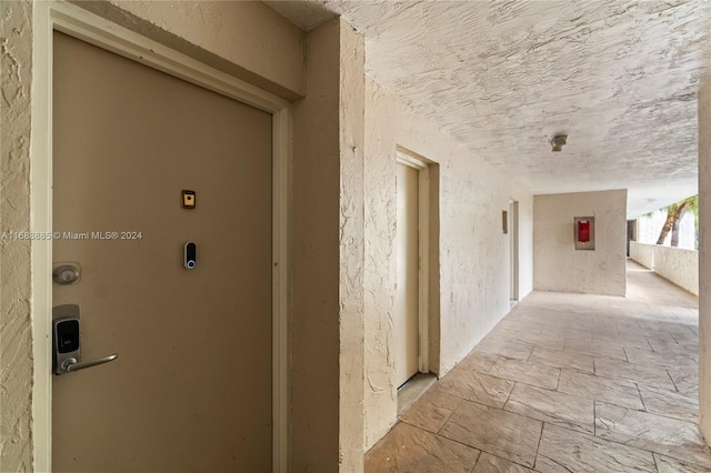 corridor with elevator