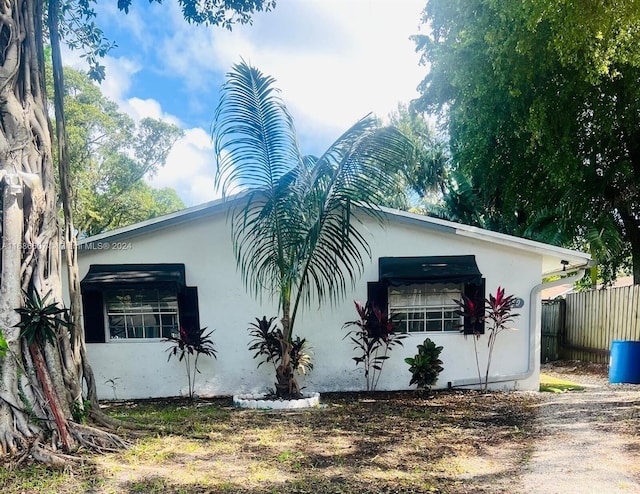 view of side of property