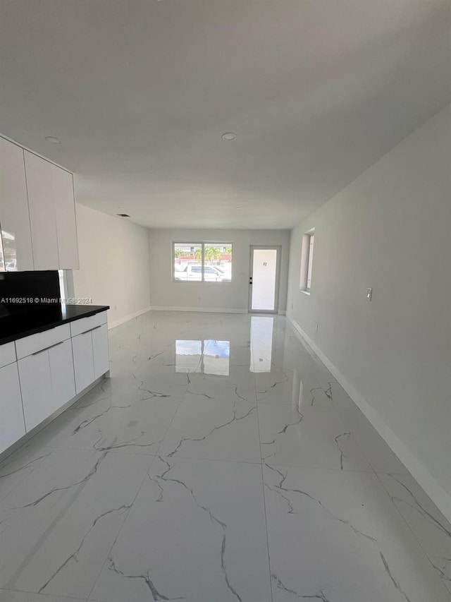 view of unfurnished living room