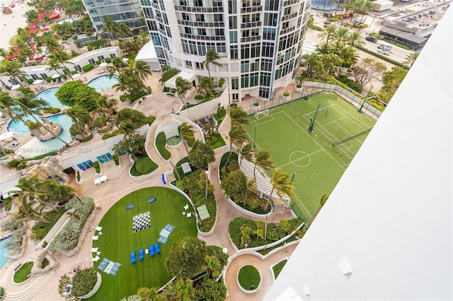 18101 Collins Ave Unit 1502, Sunny Isles Beach, FL 33160 - aerial view of a pool area