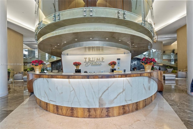 18101 Collins Ave Unit 1502, Sunny Isles Beach, FL 33160 - reception area featuring wet bar