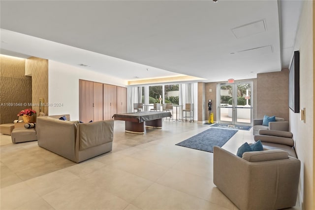 18101 Collins Ave Unit 1502, Sunny Isles Beach, FL 33160 - living area featuring french doors