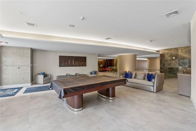 18101 Collins Ave Unit 1502, Sunny Isles Beach, FL 33160 - rec room featuring billiards