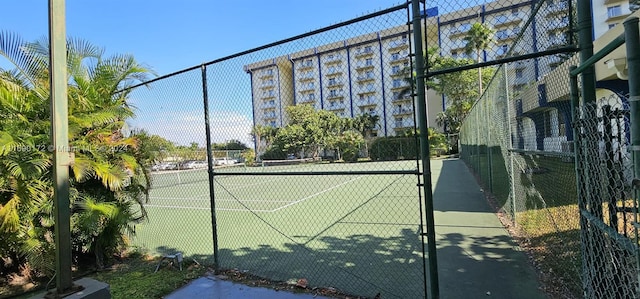 view of sport court