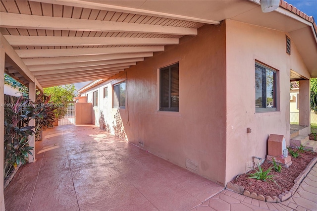 view of patio