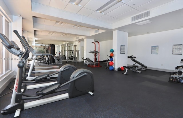 view of exercise room