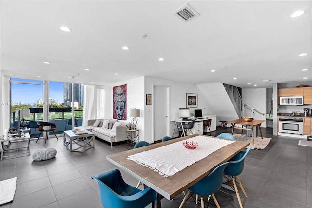 view of dining area