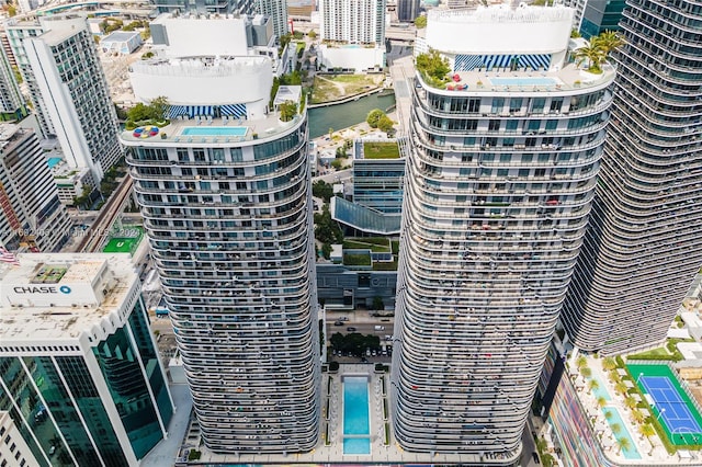 45 SW 9th St Unit 4306, Miami, FL 33130 - view of urban area featuring a pool area
