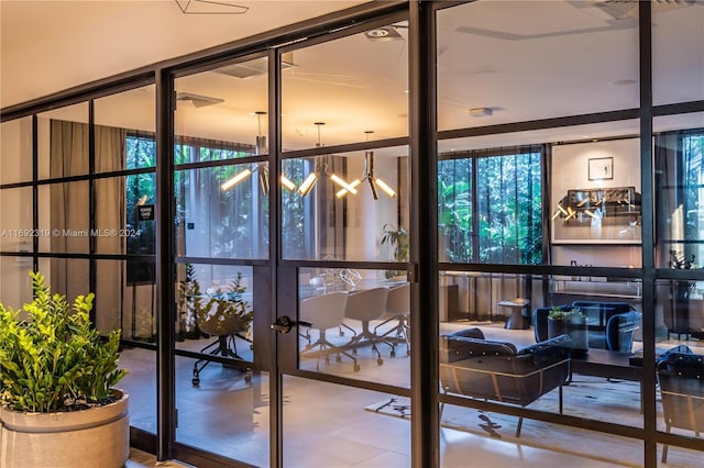 121 NE 34th St Unit 3116, Miami, FL 33137 - entryway with french doors