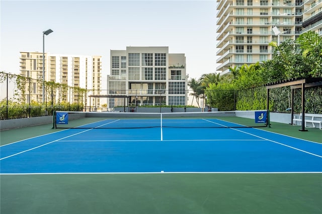 view of sport court with basketball court