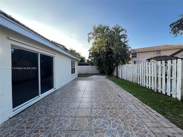 view of patio