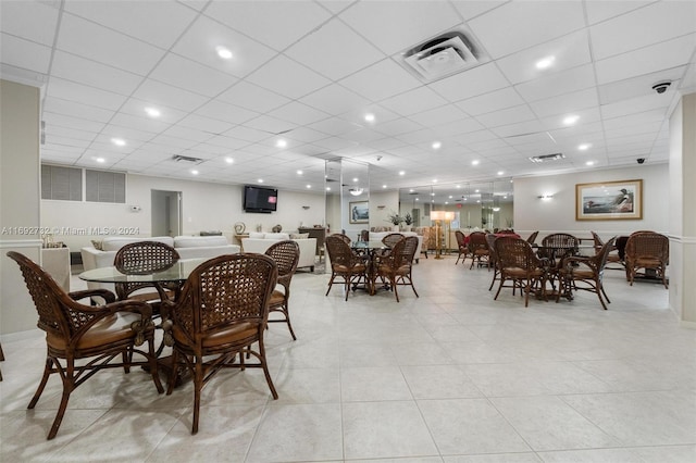 view of dining room