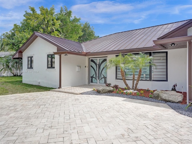 view of ranch-style home