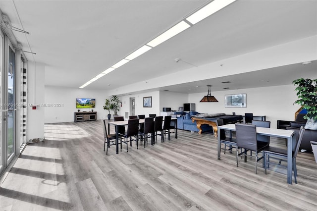 16570 NE 26th Ave Unit 2A, North Miami Beach, FL 33160 - dining space with wood finished floors
