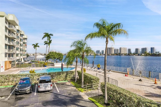 16570 NE 26th Ave Unit 2A, North Miami Beach, FL 33160 - water view with nearby urban area