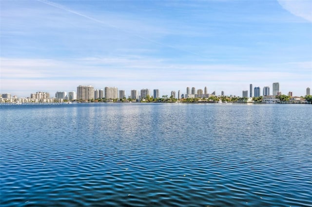 16570 NE 26th Ave Unit 2A, North Miami Beach, FL 33160 - water view with city skyline