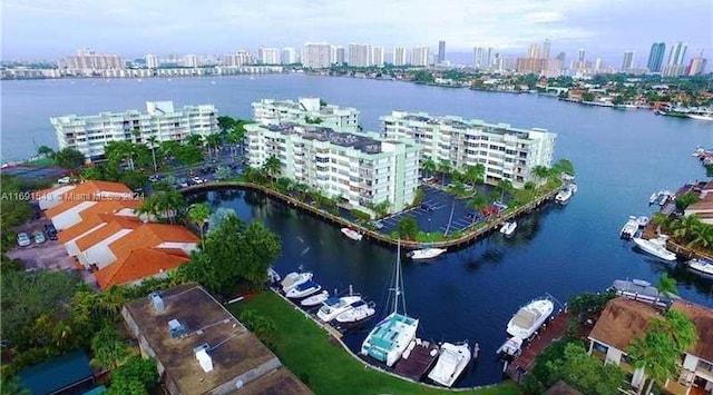 16570 NE 26th Ave Unit 2A, North Miami Beach, FL 33160 - bird's eye view of city skyline and a nearby body of water