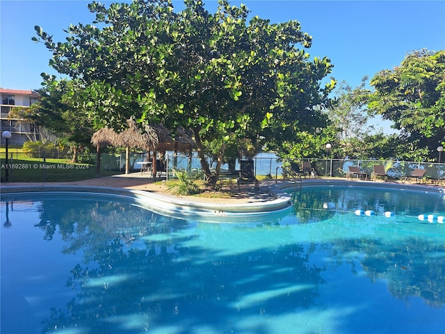 view of swimming pool