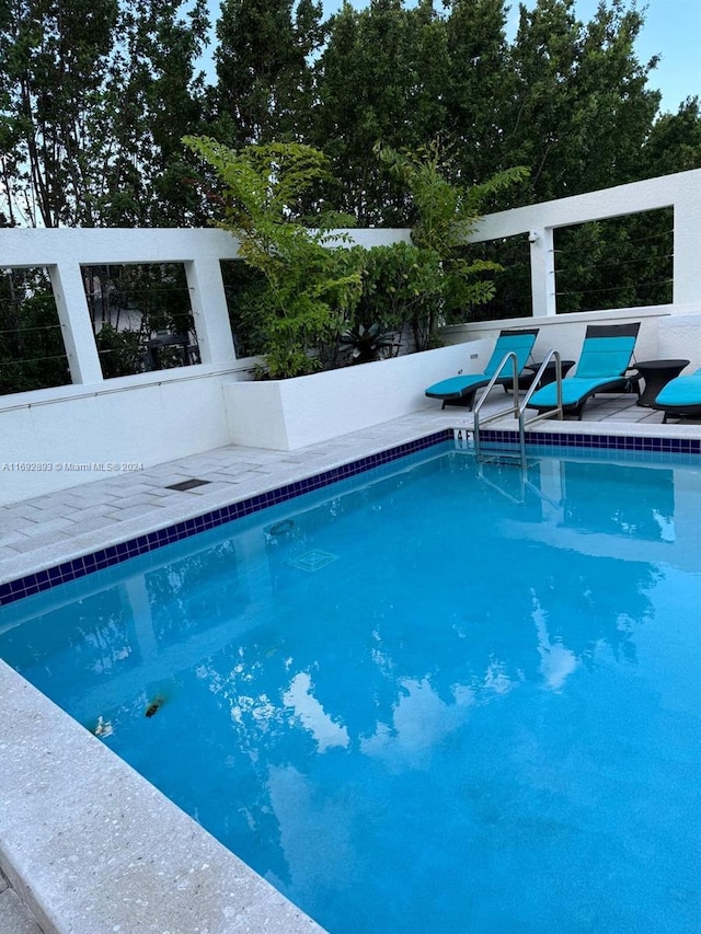 view of pool