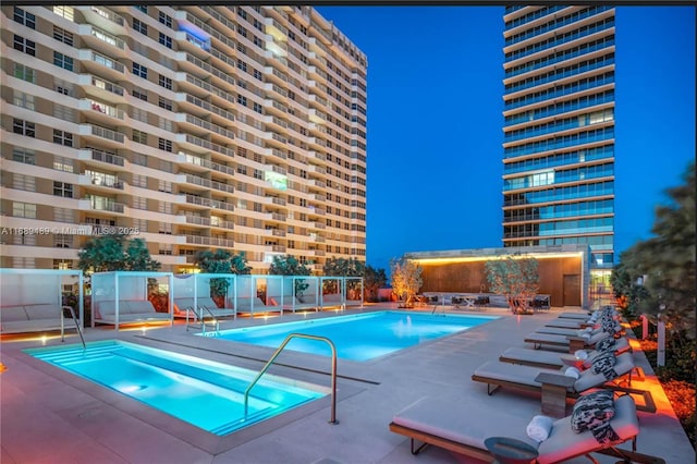 2000 S Ocean Dr Unit 27A, Hallandale Beach, FL 33009 - community pool with a community hot tub and a patio