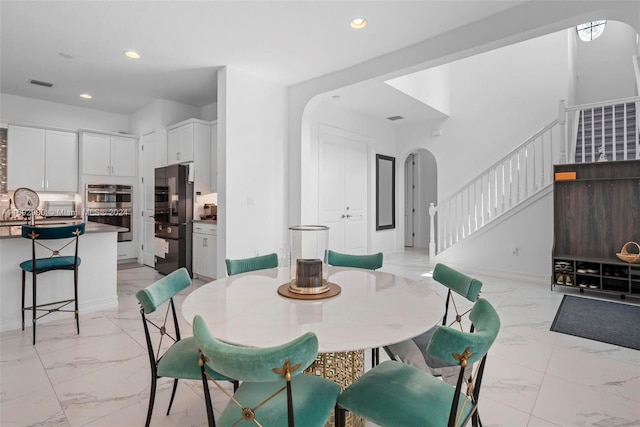 view of dining room