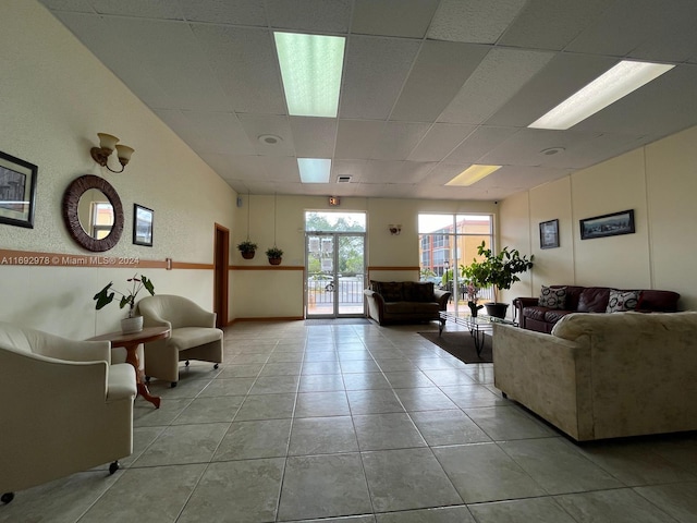 4344 NW 9th Ave Unit 9-3D, Deerfield Beach, FL 33064 - lobby with a paneled ceiling