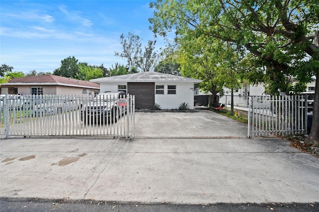 view of ranch-style home