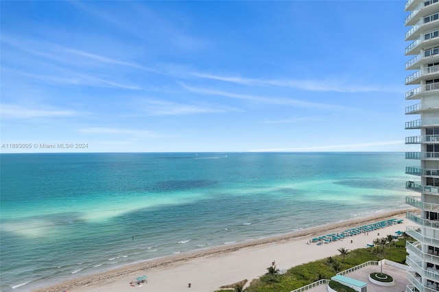 water view with a beach view