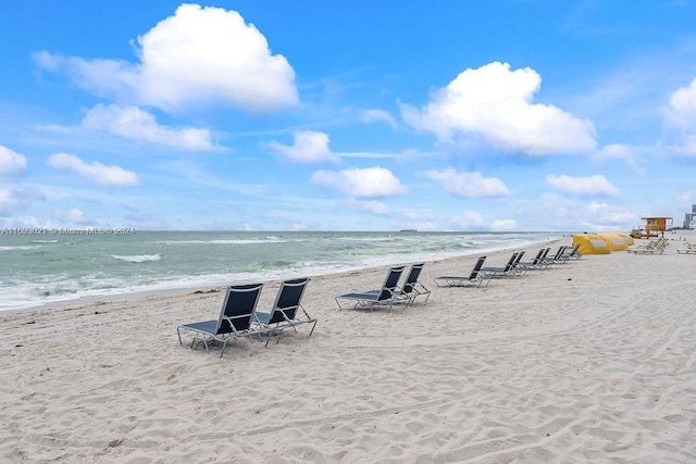 6301 Collins Ave Unit 1508, Miami Beach, FL 33141 - water view featuring nearby beach