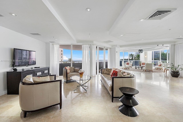 6301 Collins Ave Unit 1508, Miami Beach, FL 33141 - living area with recessed lighting