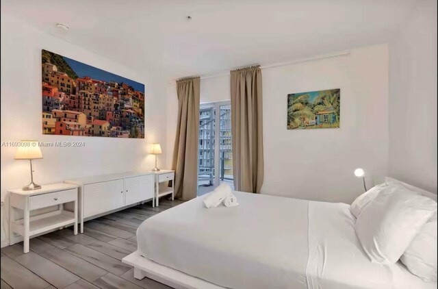 481 NE 29th St Unit 702, Miami, FL 33137 - bedroom with wood finished floors