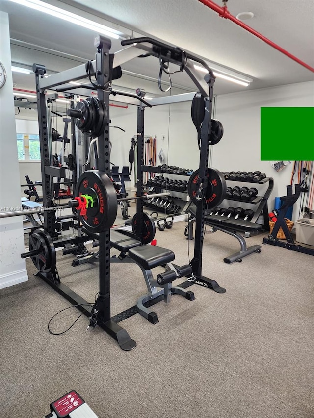 view of exercise room