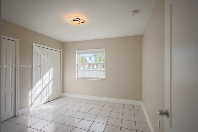 view of tiled empty room