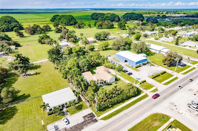 bird's eye view featuring a rural view