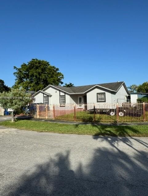 view of ranch-style home