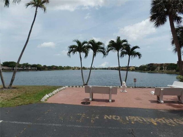 view of water feature