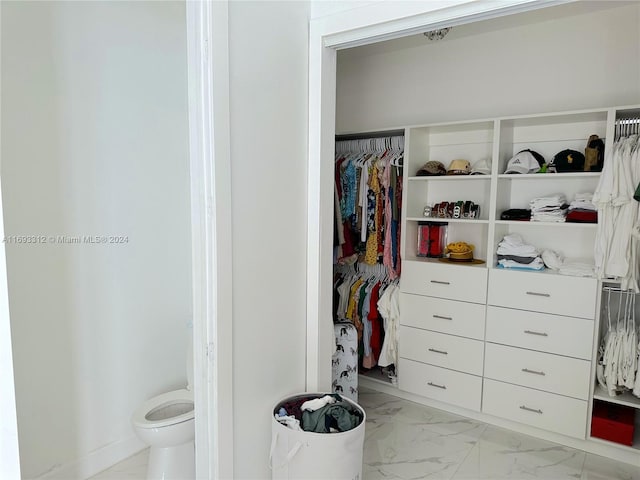 view of closet