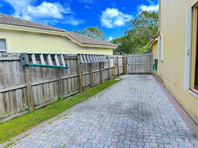 view of patio