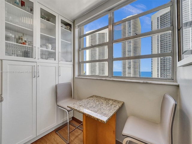 1833 S Ocean Dr Unit 1702, Hallandale Beach, FL 33009 - sitting room with healthy amount of natural light and light wood-style floors