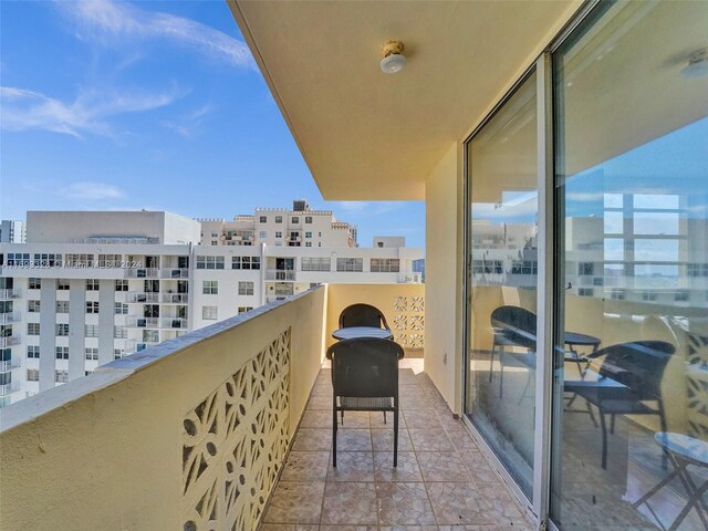 1833 S Ocean Dr Unit 1702, Hallandale Beach, FL 33009 - balcony featuring a city view