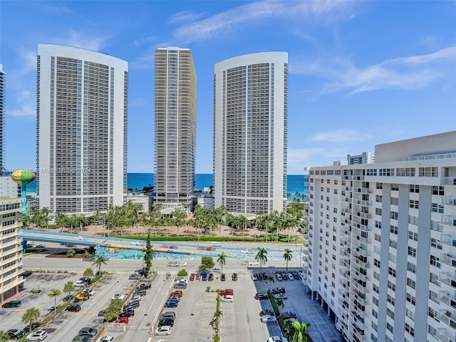 1833 S Ocean Dr Unit 1702, Hallandale Beach, FL 33009 - view of property with a view of city and a water view