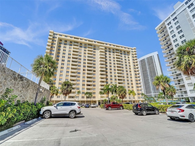 1833 S Ocean Dr Unit 1702, Hallandale Beach, FL 33009 - view of apartment building / complex with uncovered parking