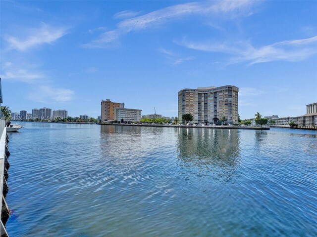 1833 S Ocean Dr Unit 1702, Hallandale Beach, FL 33009 - water view featuring nearby urban area