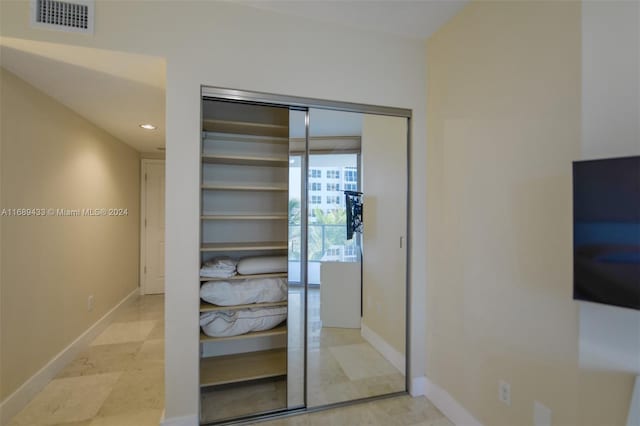 view of closet