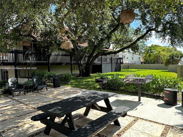 view of patio