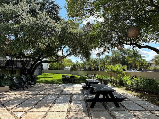 view of patio