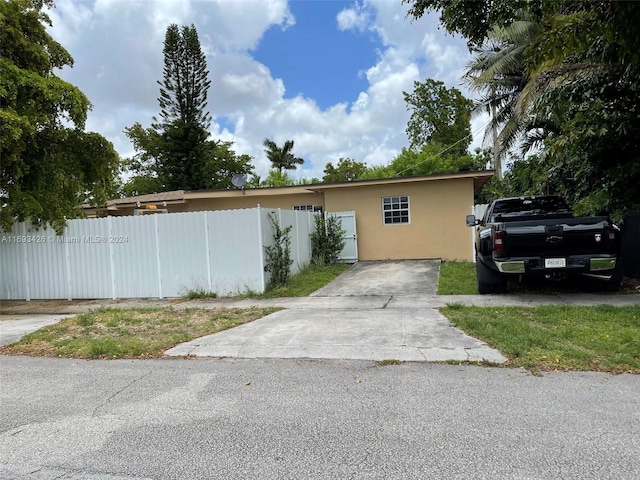 view of side of property