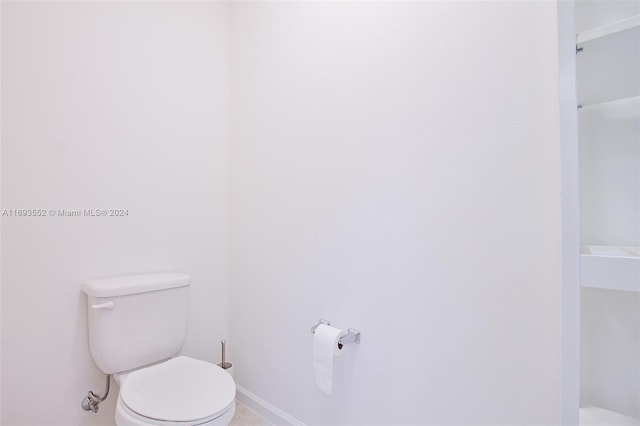 bathroom with toilet