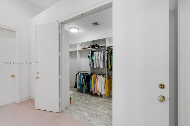 view of closet