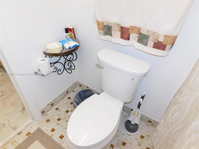 bathroom with toilet